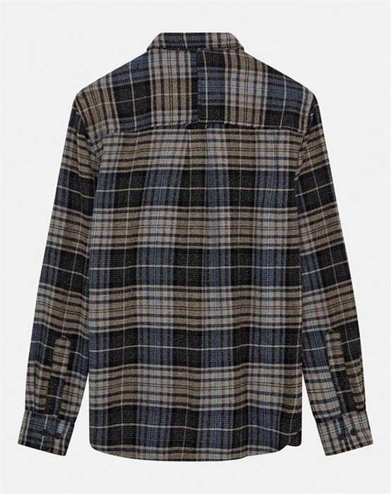 AKKonrad Structure Skjorte - Blue Indigo